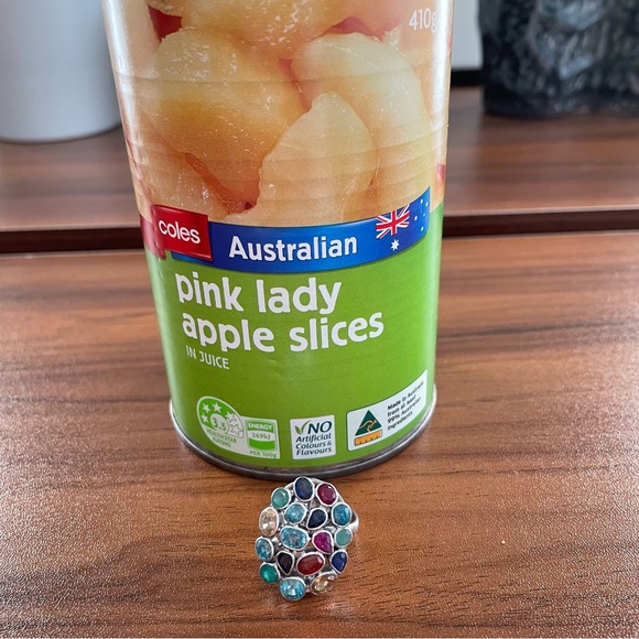 New✨Precious Gems Quality Pure Silver Ring - uniquely hand crafted 💎 - Picture 5 of 8